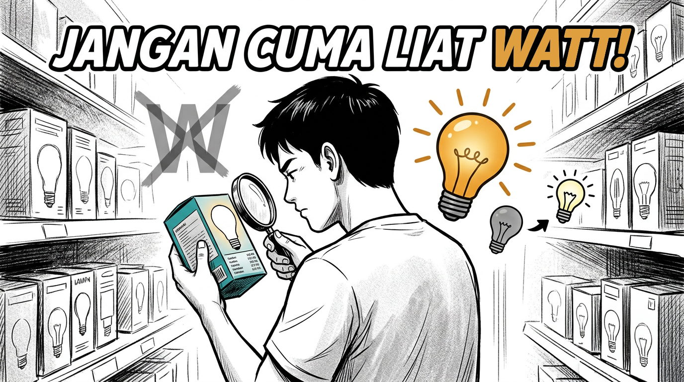 Milih Lampu Cuma Lihat Watt? Ternyata Itu Kebiasaan yang Salah Kaprah